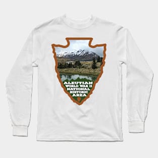 Aleutian World War II National Historic Area photo arrowhead Long Sleeve T-Shirt